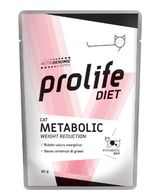 Prolife Cat Vet Obesity Metabolic - 12 bustine da 85g
