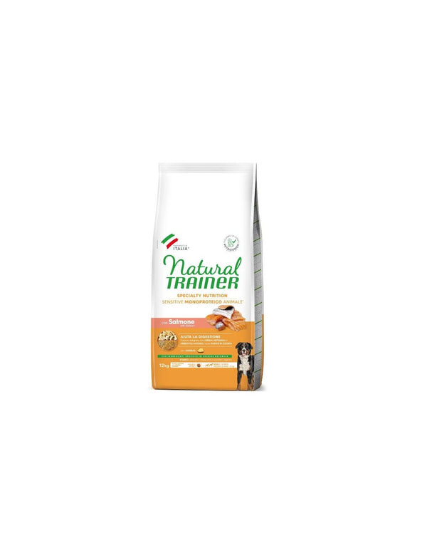 Natural Trainer Sensitive No Gluten Adult Medium/Maxi Monoproteico Salmone
