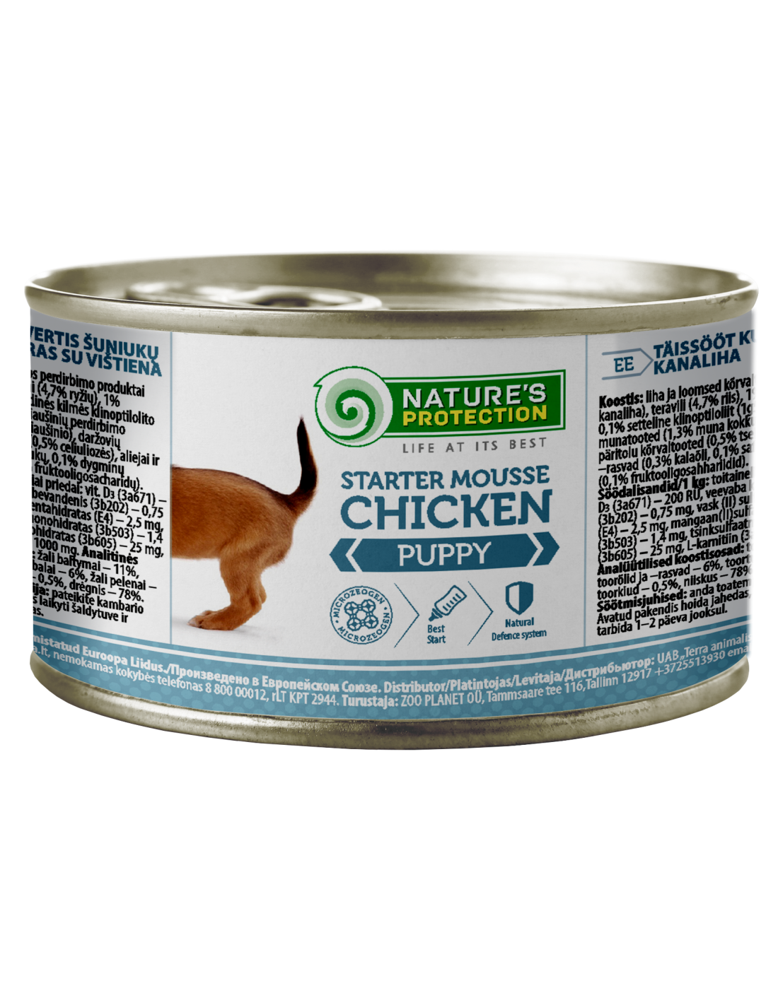 NATURE'S PROTECTION UMIDO CANE PUPPY STARTER MOUSSE AL POLLO 200gr