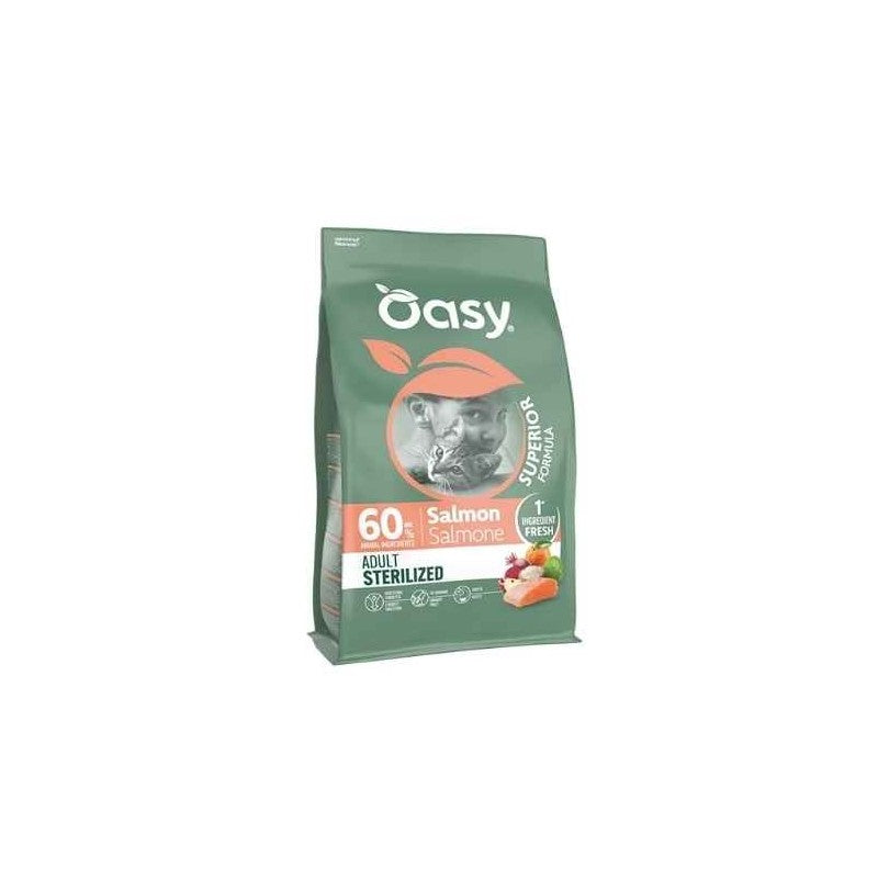 Oasy Gatto Adult Sterilised Salmone