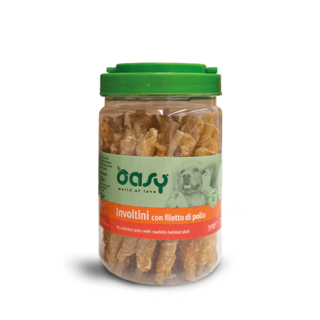 Oasy Snack Involtini con Filetto di Pollo 350g