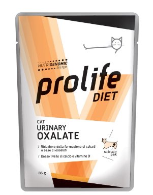 Prolife Cat Veterinary formula Urinary Oxalate  - 12 bustine da 85g
