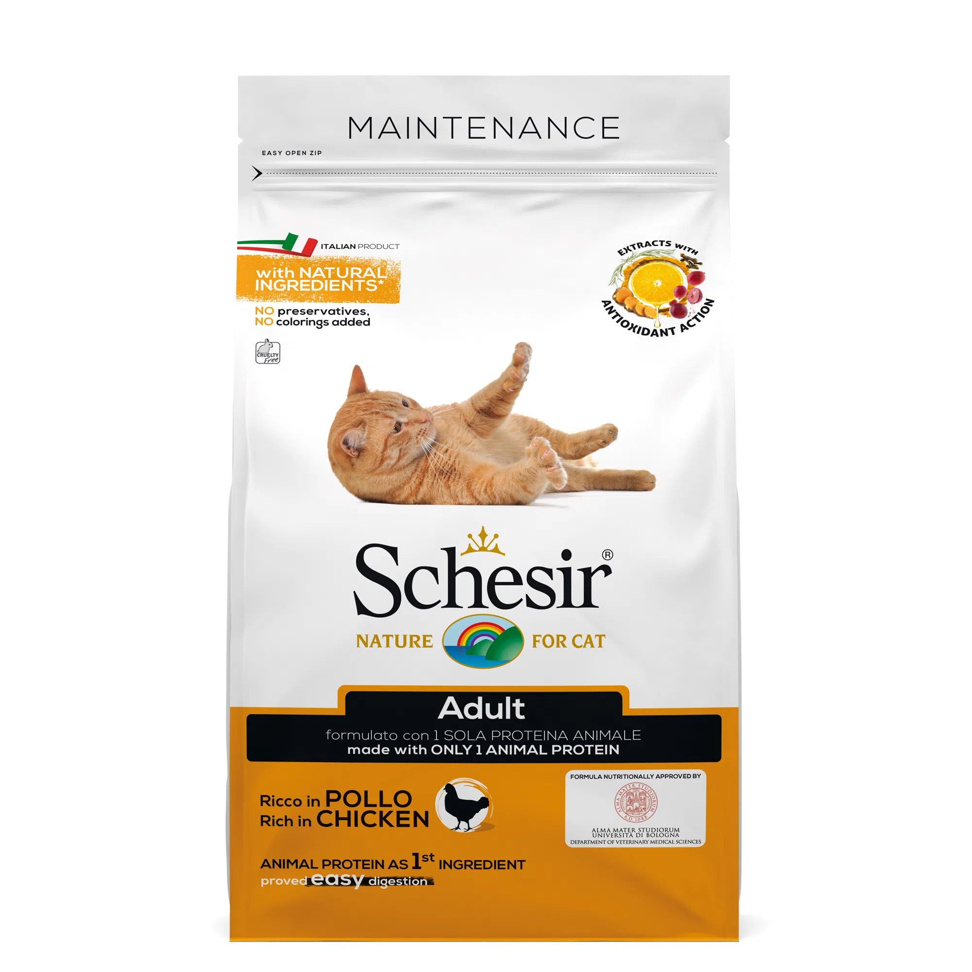 Schesir Cat Maintenance Ricco in Pollo