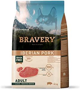 Bravery Dog Medium Large Adult Maiale Iberico Grain Free Monoprotein