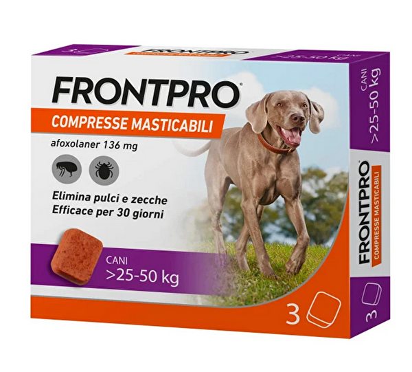 Frontpro Compresse Masticabili Antiparassitari 25-50 Kg