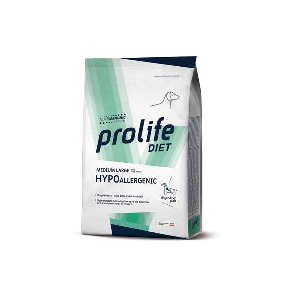 Prolife Diet Veterinary Formula Hypoallergenic Quaglia medium/large