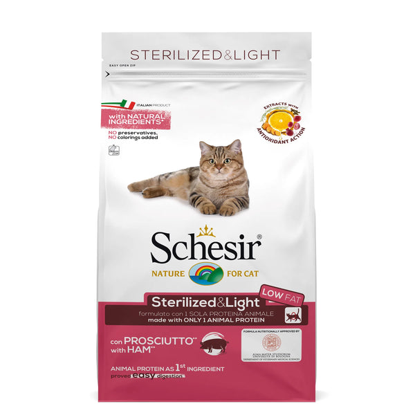 Schesir Cat Sterilized & Light al Prosciutto