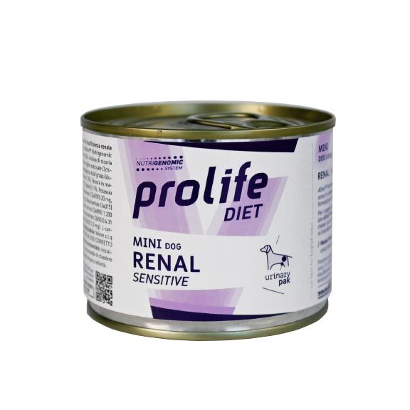 Prolife Veterinary Renal Sensitive Mini Cibo Umido Per Cani Taglia Piccola Lattina 200g