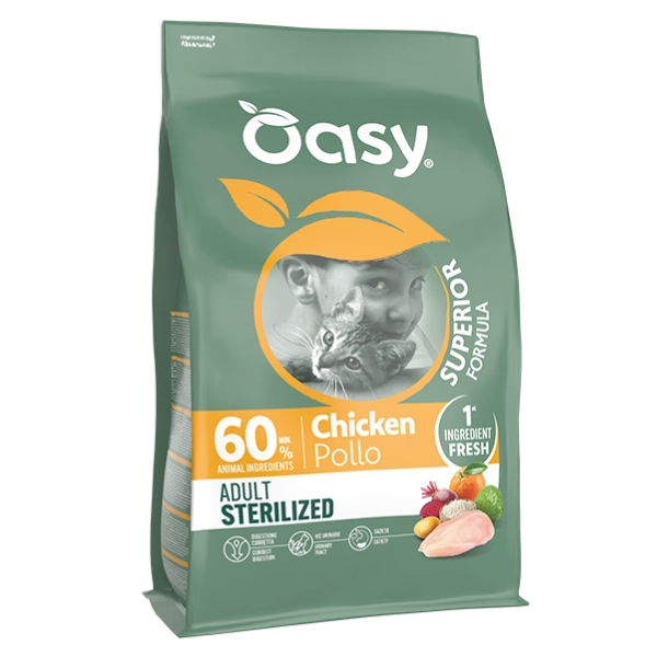 Oasy Gatto Adult Sterilised Pollo