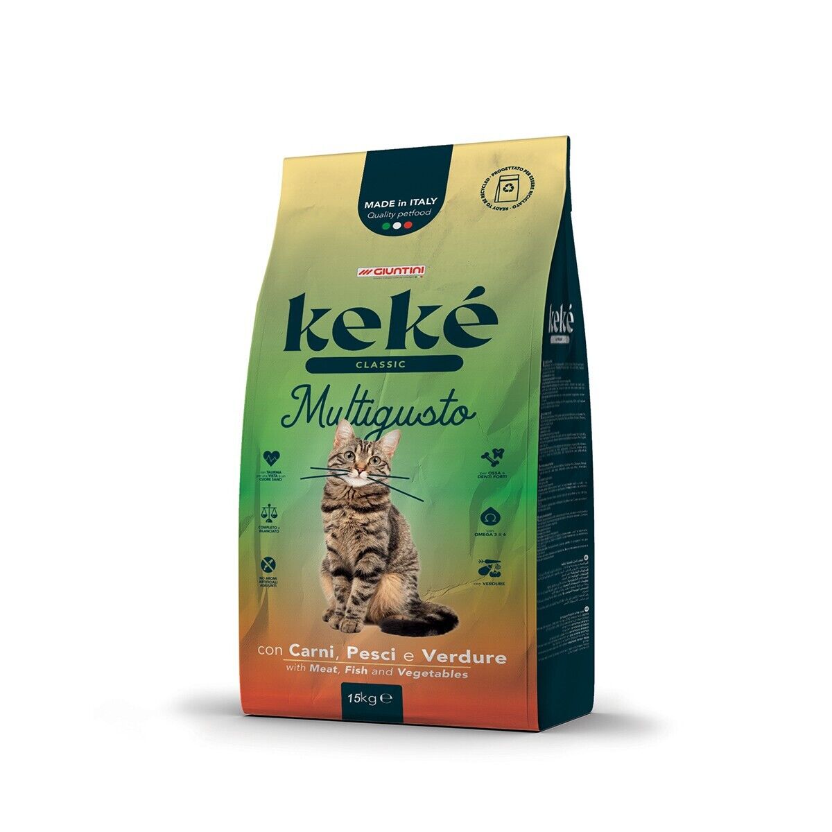 Keké Classic Multigusto - Gatto 15kg alimento completo per gatti adulti