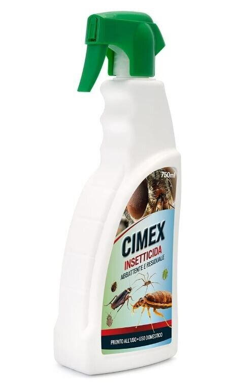 Cimex Insetticida per insetti volanti e striscianti uso domestico e civile 750ml