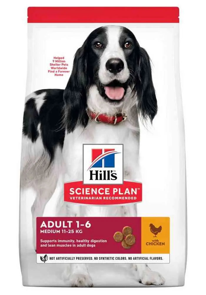 HILL'S SCIENCE PLAN Medium Adult alimento per cani con Pollo 14kg