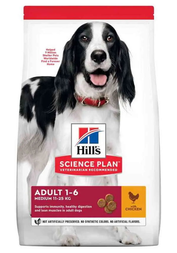 HILL'S SCIENCE PLAN Medium Adult alimento per cani con Pollo 14kg