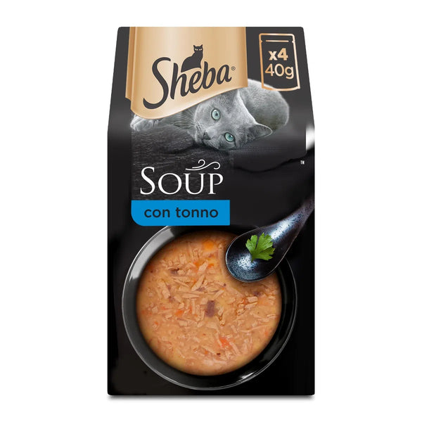 Sheba Soup al Tonno Busta Multipack 4x40G