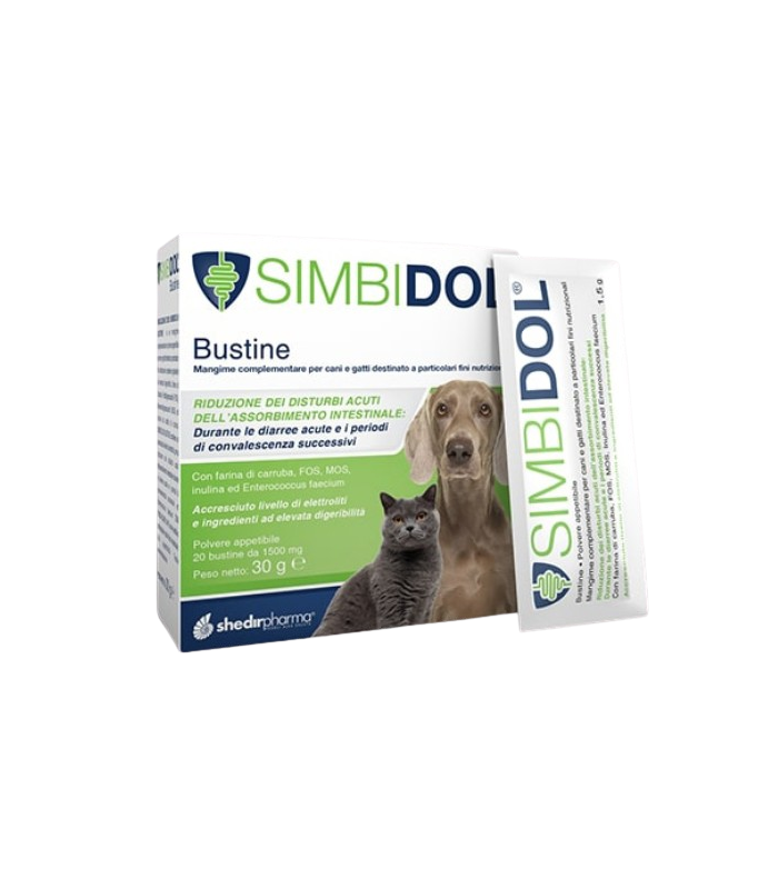 Simbidol Bustine per Cani e Gatti 20 Bustine da 1,5g - Integratore Naturale per la Salute delle Articolazioni