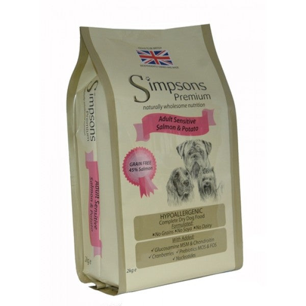Simpsons Premium Adult Sensitive Grain Free Salmone e Patate