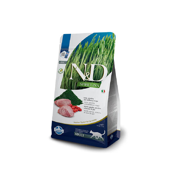 Farmina N&D Spirulina Agnello e bacche di goji gatto adult
