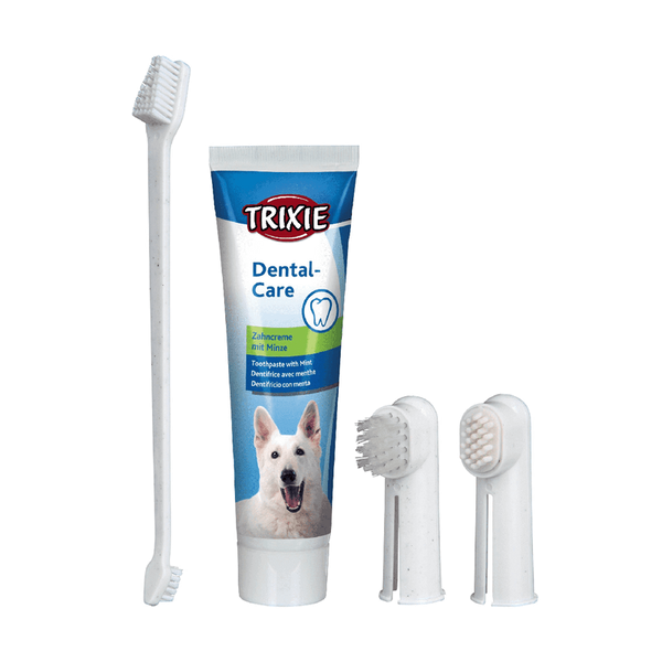 TRIXIE SET PER LA CURA DEI DENTI PER CANI