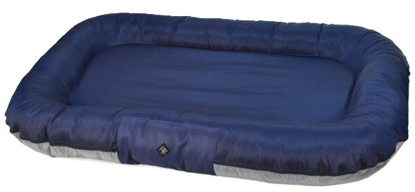 Cuscinone "Plutone" XXL Sfoderabile a Nido d'ape Blu e Grigio