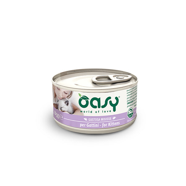 Oasy GUSTOSA MOUSSE Umido Gatto 85gr - per Gattini