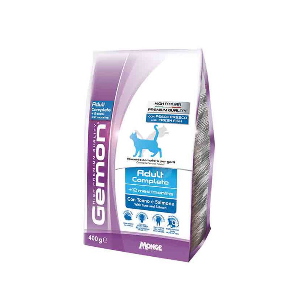 Gemon Gatto Adult Complete con Tonno e Salmone