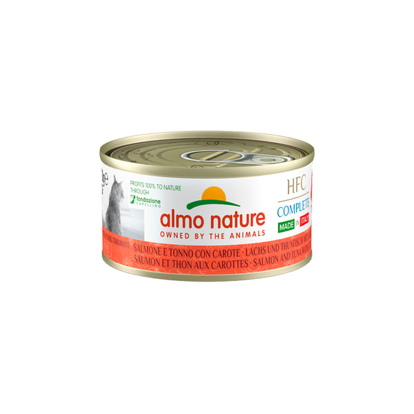 Almo Nature Cat HFC - Complete Adult con salmone, tonno e carote 70g
