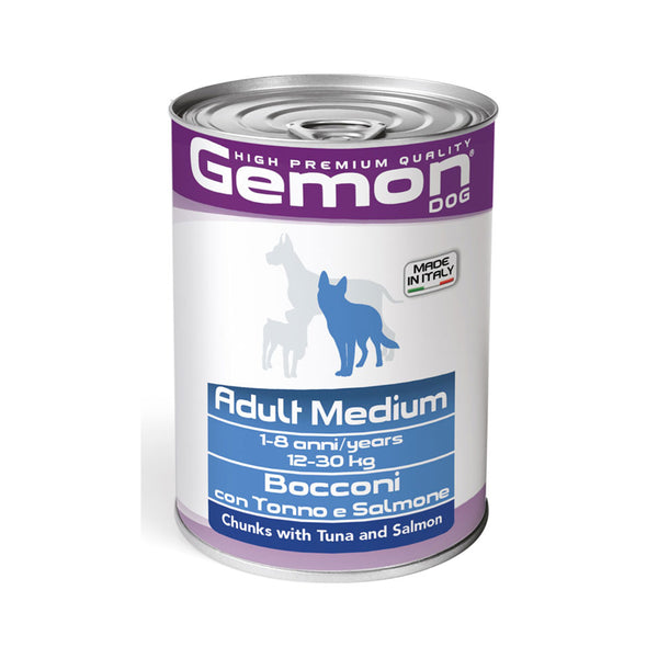 Gemon Bocconi con Tonno e Salmone – Adult Medium