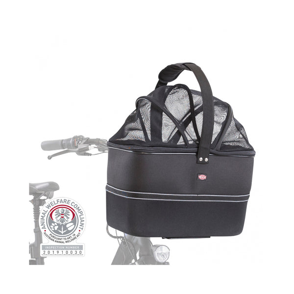 Cesto anteriore per cani per manubrio della bicicletta