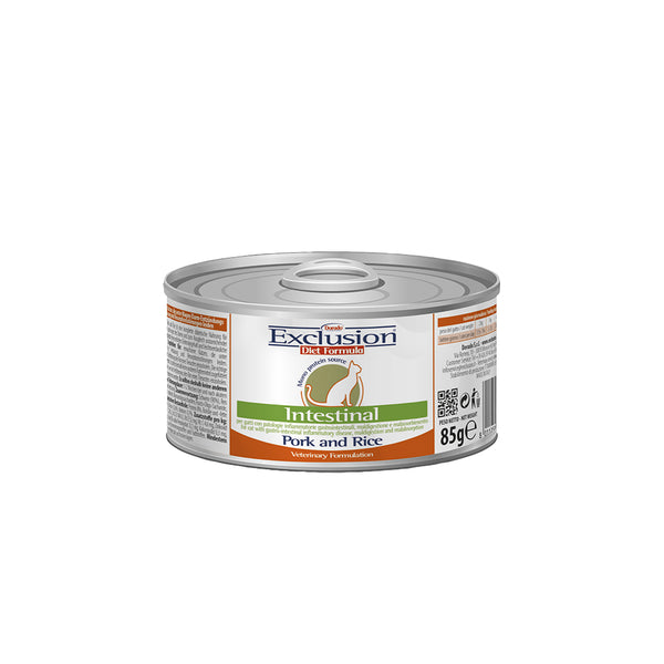 EXCLUSION MONOPROTEIN VET DIET INTESTINAL Umido gatto maiale e riso