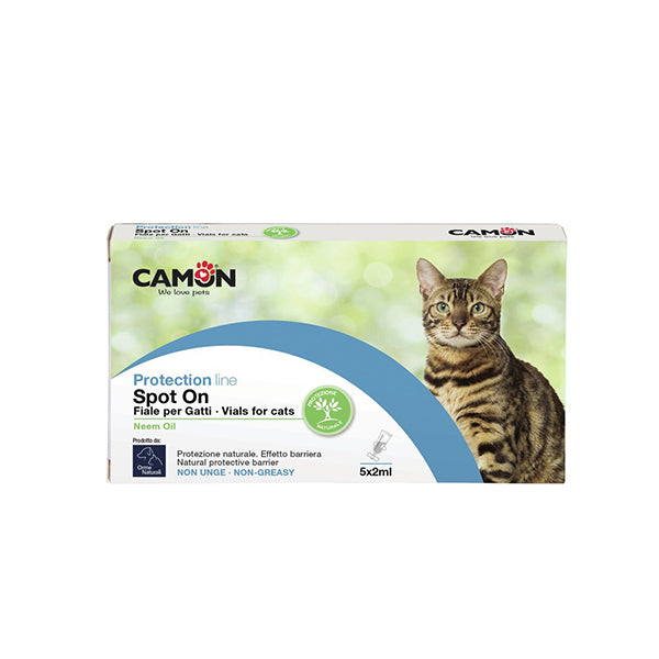 Fiale Spot-On per gatti all’Olio di Neem