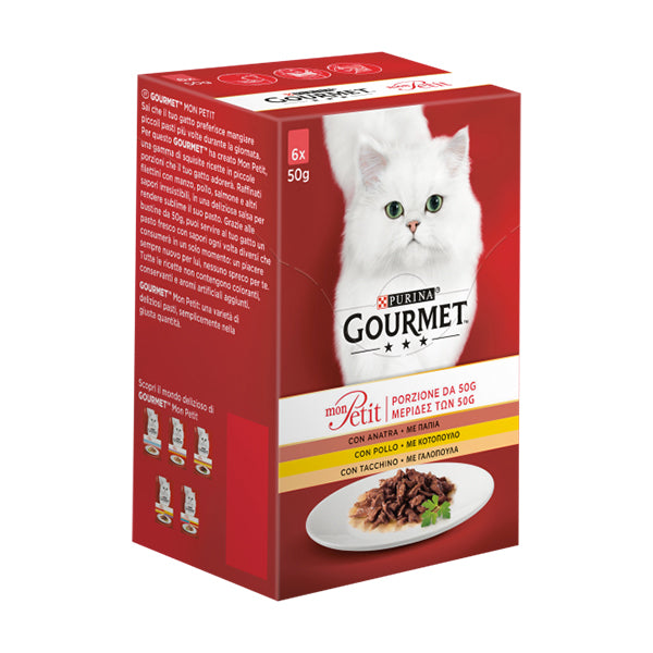 GOURMET Mon Petit Gatto con Tonno, Salmone, Trota