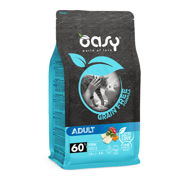 Oasy Grain Free Cat Adult Pesce