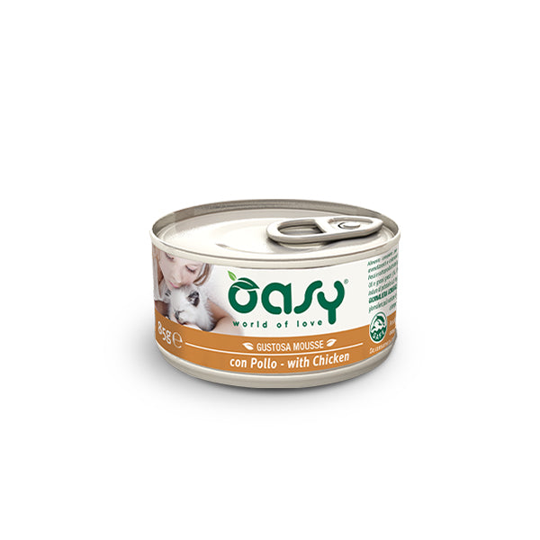 Oasy GUSTOSA MOUSSE Umido Gatto 85gr con Pollo
