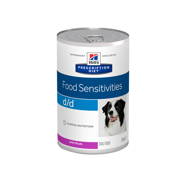 Hill's PRESCRIPTION DIET d/d Alimento per Cani con Anatra - scatoletta 370g