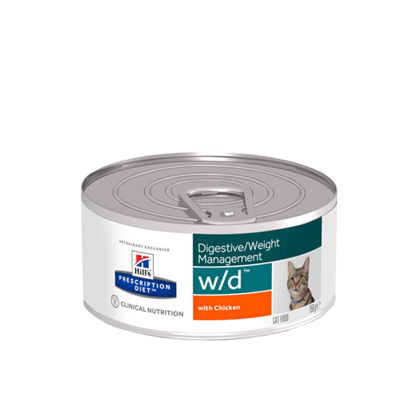 Hill's PRESCRIPTION DIET w/d Alimento per Gatti - scatoletta da 156g