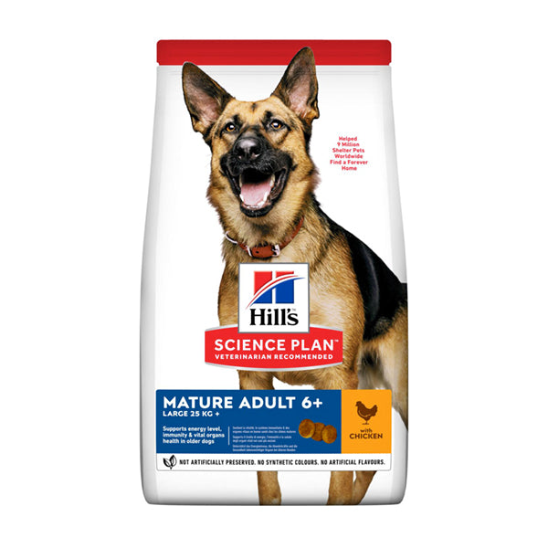 Hill's Science Plan Large Breed Mature Adult 5+ Alimento per Cani con Pollo