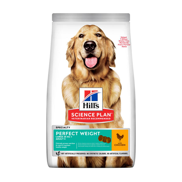 Hill's Science Plan Perfect Weight Large Breed Adult Alimento per Cani con Pollo