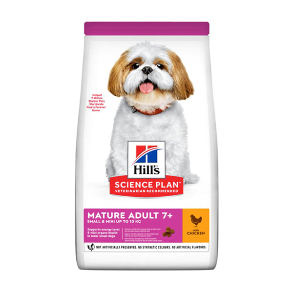Hill's Science Plan Small & Mini Mature Adult 7+ Alimento per Cani con Pollo
