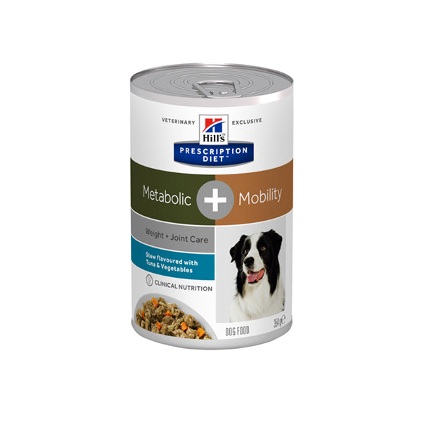 Hill's™ Prescription Diet™ Metabolic + Mobility Spezzatino per Cani alle Verdure e Tonno