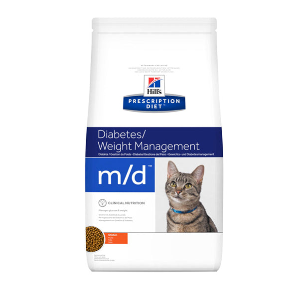 Hill's™ Prescription Diet™ m/d™ Alimento per Gatti al Pollo