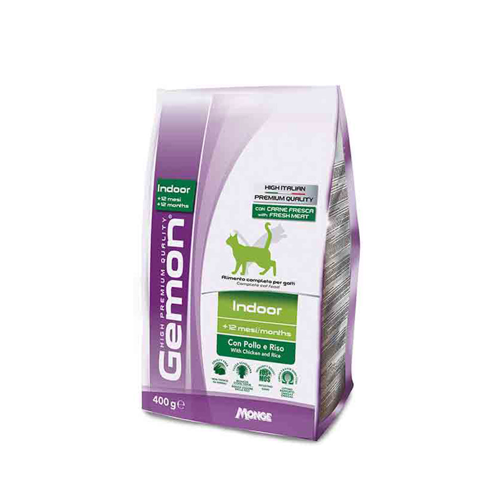 Gemon Gatto Indoor con Pollo e Riso