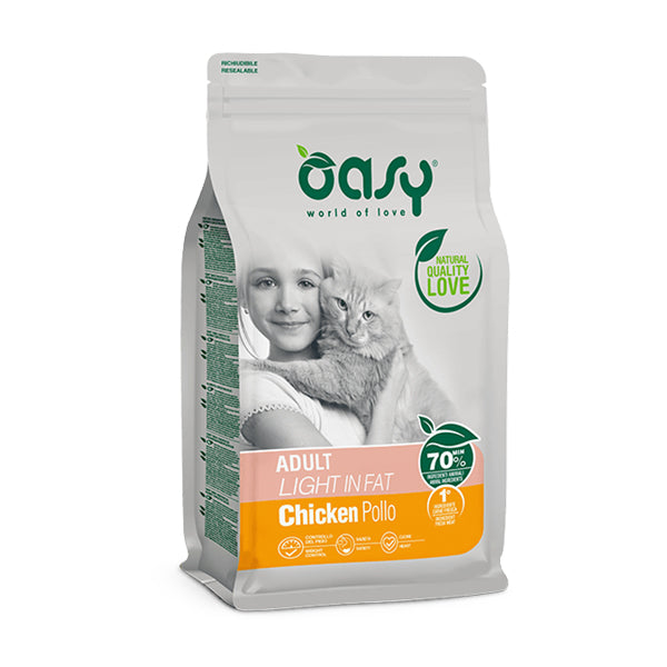 Oasy Gatto Adult Light in Fat Pollo