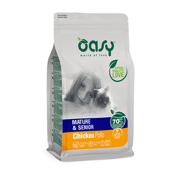 Oasy Gatto Mature & Senior Pollo