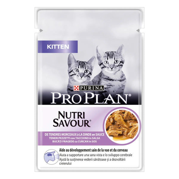 Purina Pro Plan Cat Junior in Salsa Busta 85G - vari gusti - umido gatto