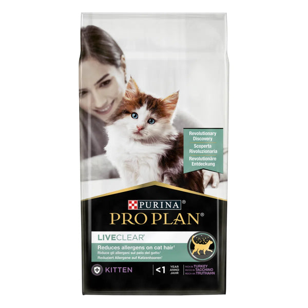 Purina Pro plan LiveClear Kitten Tacchino - secco gatto