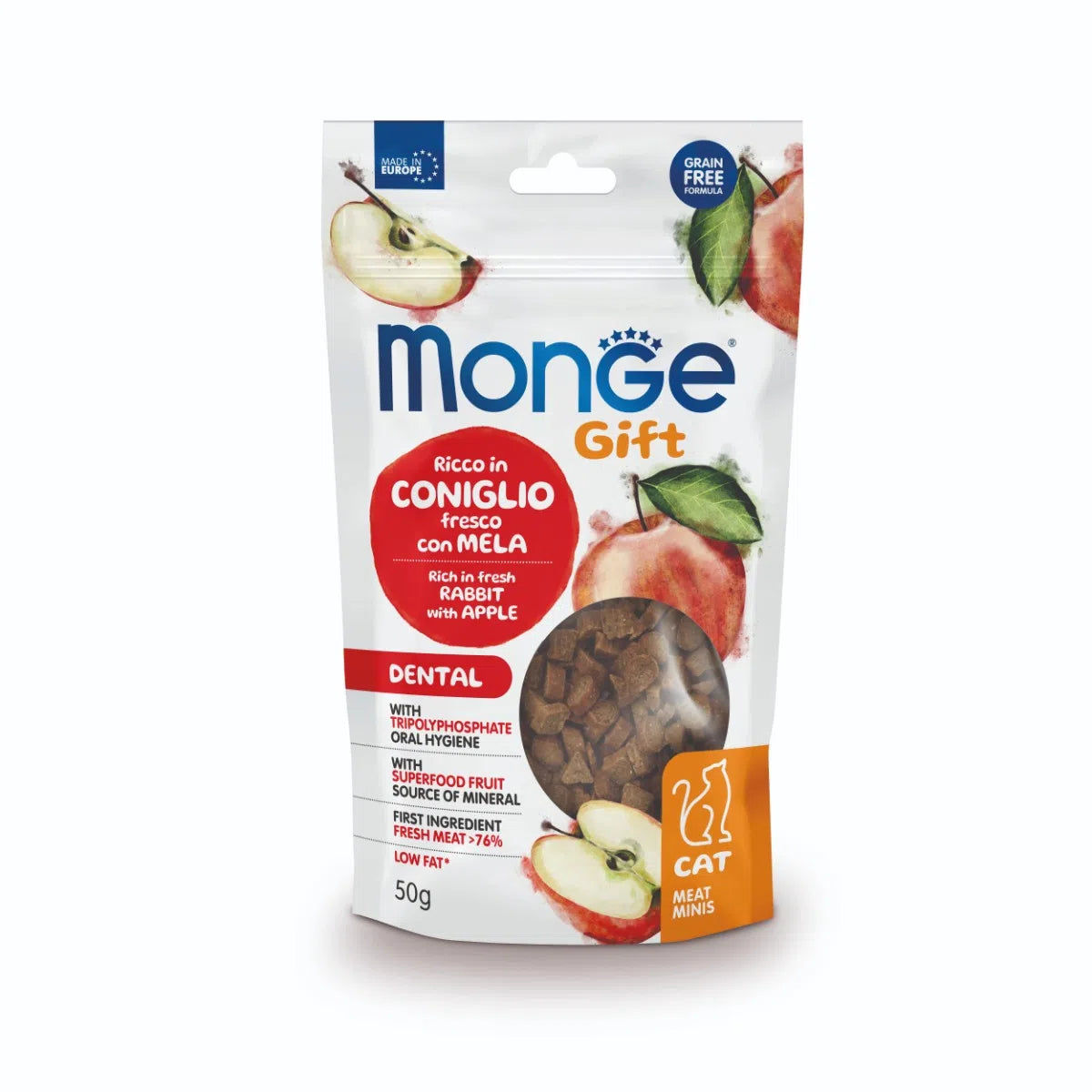 Monge Gift Dental Ricco in Coniglio con Mela