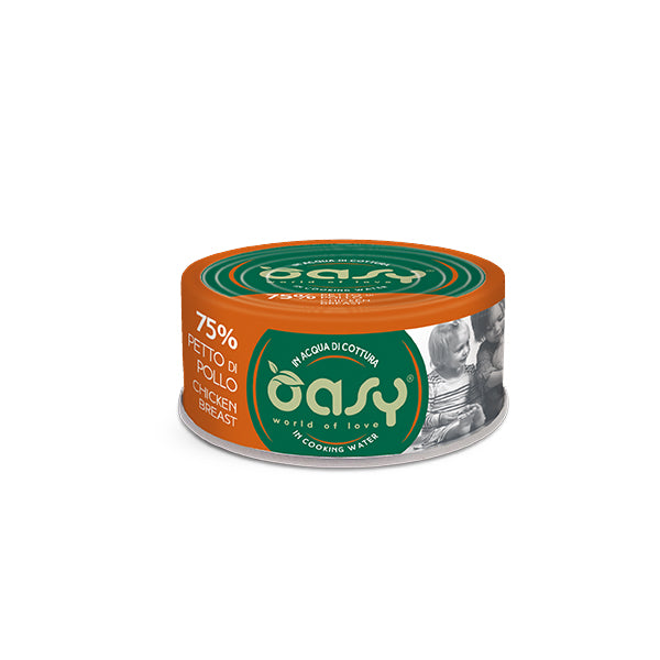 Oasy MORE LOVE Gatto 70g • Petto di Pollo