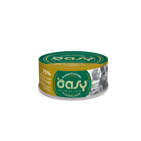 Oasy MORE LOVE Gatto 70g • Pollo con Lenticchie