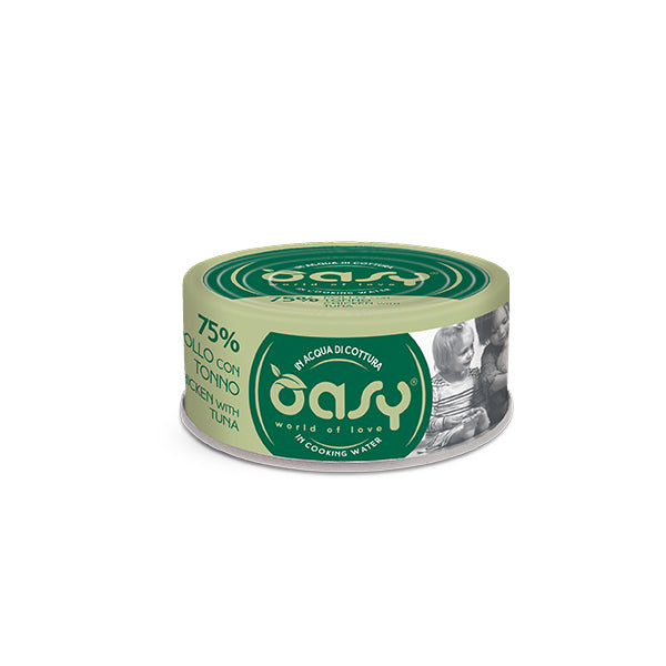 Oasy MORE LOVE Gatto 70g • Pollo con Tonno