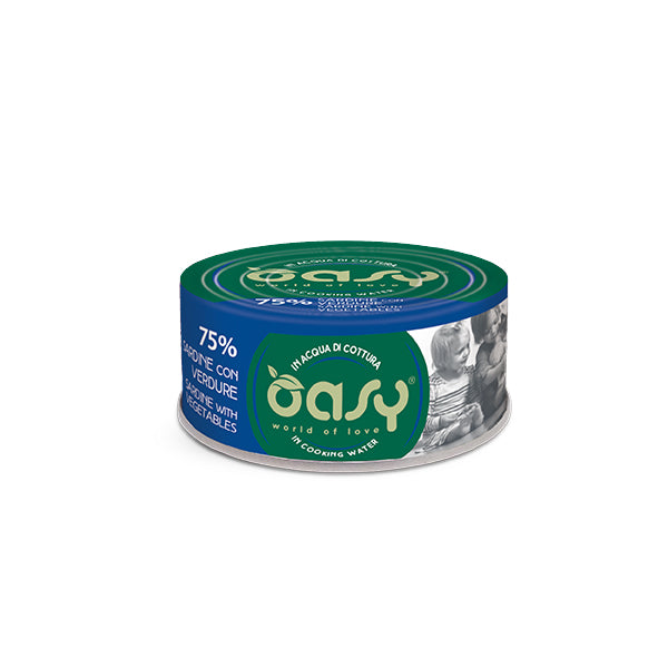 Oasy MORE LOVE Gatto 70g • Sardine con Verdure